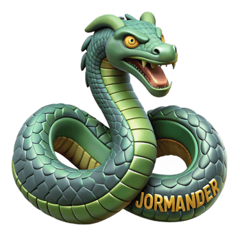 striking melancholic baroque Jormungandr, Midgard Serpent, Norse mythology, NO BACKGROUND with Transparent Background. flawless png