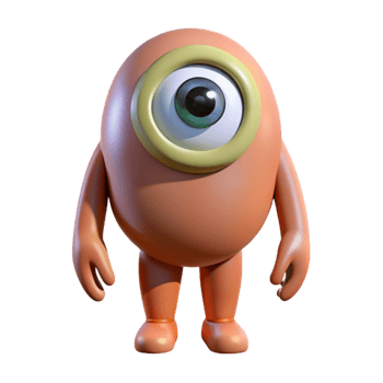 gorgeous harmonious renaissance Cyclops, one-eyed giant, NO BACKGROUND with Transparent Background. genuine png