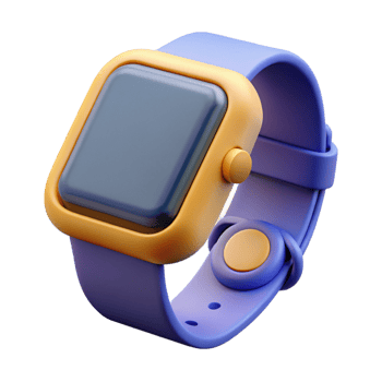 intense alluring Smartwatch with interchangeable band NO BACKGROUND with Transparent Background. original png