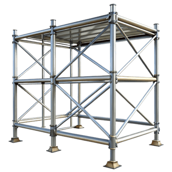 stunning peaceful bohemian Scaffolding section, metal, NO BACKGROUND with Transparent Background. artisan png