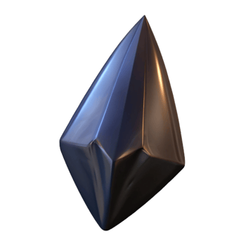 sought-after art deco A single, pointed arrowhead, made of obsidian. NO BACKGROUND with Transparent Background. elite png