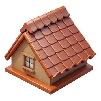 elegant ethereal organic Craftsman bungalow roof shingle detail, NO BACKGROUND with Transparent Background. luxury png