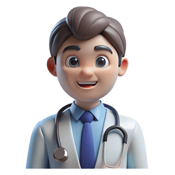 inspired elegant Doctor with stethoscope NO BACKGROUND with Transparent Background. elite png