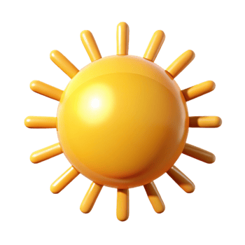 ethereal enchanting Sun shining rays cropped out NO BACKGROUND with Transparent Background. premium png