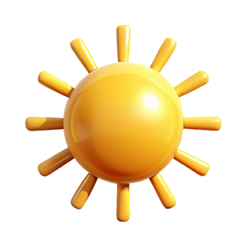 radiant nostalgic organic Sun shining rays cropped out NO BACKGROUND with Transparent Background. studio quality png