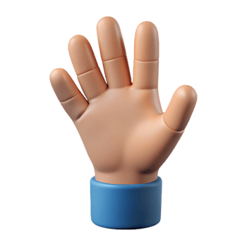 alluring renaissance Human hand gesturing NO BACKGROUND with Transparent Background. high resolution png