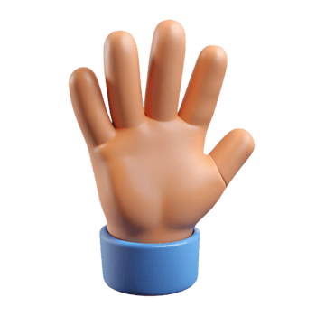 exceptional minimalist Human hand gesturing NO BACKGROUND with Transparent Background. high quality png