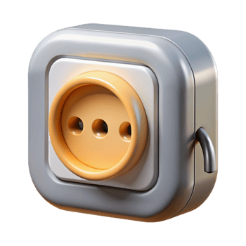 stunning sought-after Electrical outlet, NO BACKGROUND with Transparent Background. png