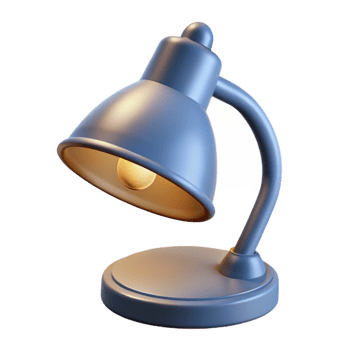 mesmerizing geometric Lamp, NO BACKGROUND with Transparent Background. professional png
