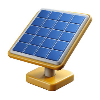 sumptuous tranquil gothic Solar panel renewable energy sustainable power NO BACKGROUND with Transparent Background. authentic png