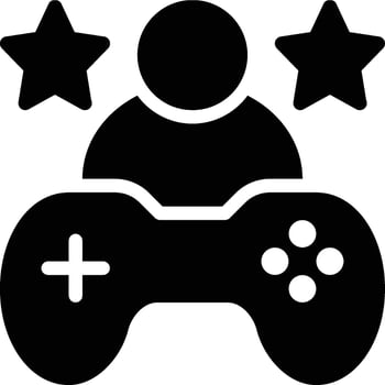 Boss Battle, Boss Fight, Final Boss Glyph Solid Icon vector