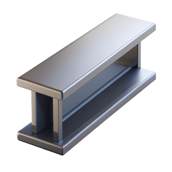 glorious ethereal nordic Steel I-beam, NO BACKGROUND with Transparent Background. impeccable png
