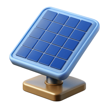 hypnotic distinguished Solar panel, NO BACKGROUND with Transparent Background. png