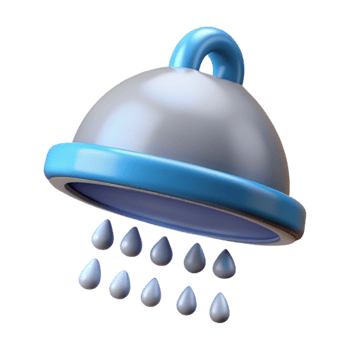 exquisite exemplary Shower head, rainfall, NO BACKGROUND with Transparent Background. png