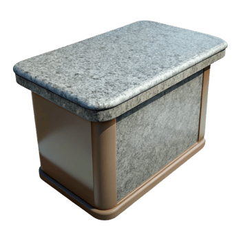 striking dynamic bohemian Countertop, granite, NO BACKGROUND with Transparent Background. high resolution png