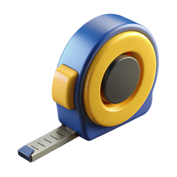 rare baroque Tape measure, NO BACKGROUND with Transparent Background. 4K png