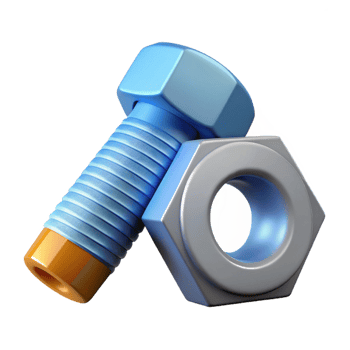 harmonious glorious Bolt, hex, NO BACKGROUND with Transparent Background. top-tier png