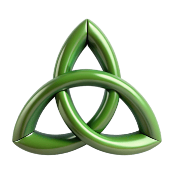unparalleled victorian Triquetra, Celtic symbol NO BACKGROUND with Transparent Background. precision png