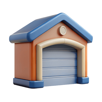 ethereal beautiful Garage door panel, NO BACKGROUND with Transparent Background. perfect clarity png