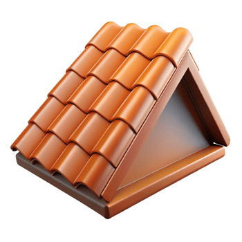 fascinating dramatic artistic Roof shingle, NO BACKGROUND with Transparent Background. expertly shot png