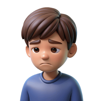 wonderful tranquil minimalist Sad teenager, looking down, melancholic, NO BACKGROUND with Transparent Background. museum quality png