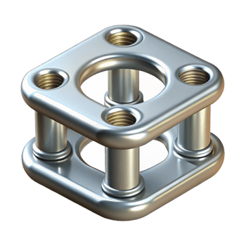 joyful fascinating Metal scaffolding connector NO BACKGROUND with Transparent Background. artisan png