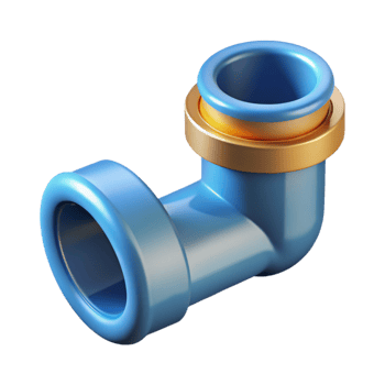 exemplary tropical Plumbing pipe fitting NO BACKGROUND with Transparent Background. 8K png