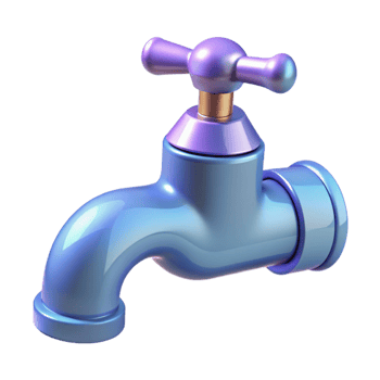 vibrant memorable Faucet NO BACKGROUND with Transparent Background. png