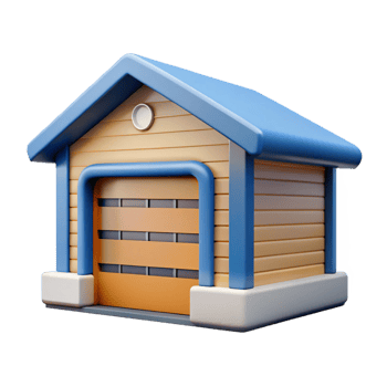 whimsical breathtaking Garage door NO BACKGROUND with Transparent Background. luxury png