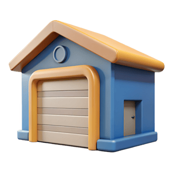 beautiful tropical Garage door NO BACKGROUND with Transparent Background. fine detail png