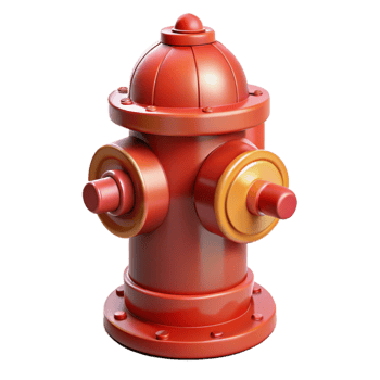 immaculate sought-after Fire hydrant NO BACKGROUND with Transparent Background. png