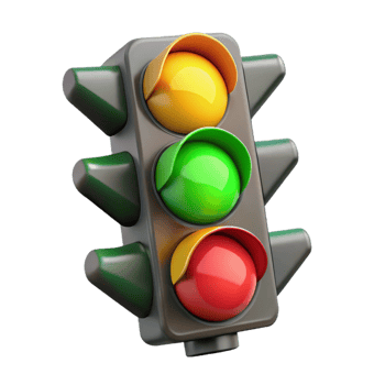 dazzling signature Traffic light NO BACKGROUND with Transparent Background. png