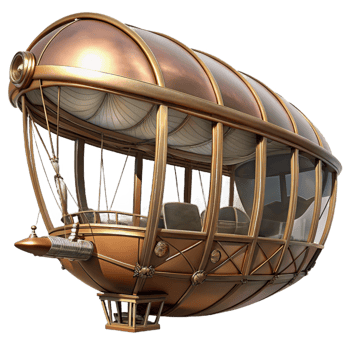 nostalgic mesmerizing Steampunk lantern with intricate metalwork and a glowing gaslight. NO BACKGROUND with Transparent Background. genuine png