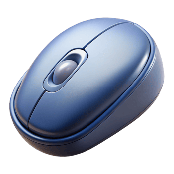 vibrant dramatic gothic Computer mouse with ergonomic design. NO BACKGROUND with Transparent Background. perfect clarity png