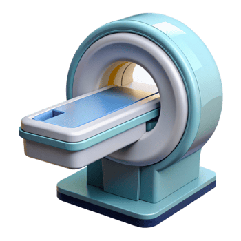 sought-after avant-garde Medical scanner with detailed imaging. NO BACKGROUND with Transparent Background. 4K png