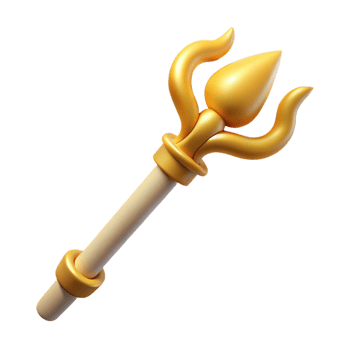 playful spectacular Thyrsus, staff of Dionysus. NO BACKGROUND with Transparent Background. gallery standard png