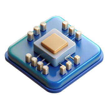 extraordinary artistic Circuit board with microchips NO BACKGROUND with Transparent Background. top-tier png