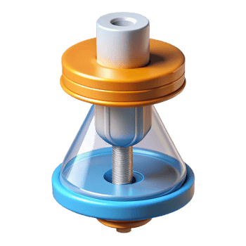 pristine exemplary 3D printer extruder nozzle NO BACKGROUND with Transparent Background. png
