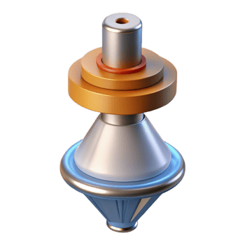 signature contemporary 3D printer extruder nozzle NO BACKGROUND with Transparent Background. authentic png