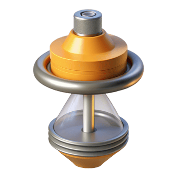 majestic playful urban 3D printer extruder nozzle NO BACKGROUND with Transparent Background. genuine png
