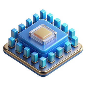 impressive renaissance Motherboard with CPU installed NO BACKGROUND with Transparent Background. precision png