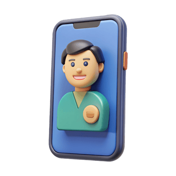 exemplary artistic Smartphone with facial recognition enabled NO BACKGROUND with Transparent Background. perfect clarity png