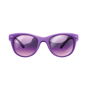 Stylish Purple Gradient Sunglasses Fashionable Eye Protection Design png