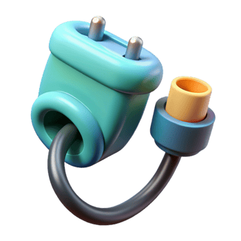 sought-after modern Electric car charging cable NO BACKGROUND with Transparent Background. gallery standard png