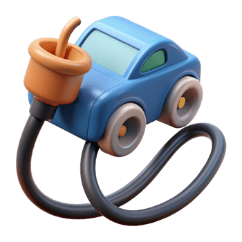 stunning timeless Electric car charging cable NO BACKGROUND with Transparent Background. png