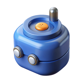 melancholic spectacular Internet of Things IoT sensor NO BACKGROUND with Transparent Background. detailed png