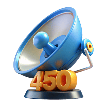 standout surreal Satellite dish receiving signal NO BACKGROUND with Transparent Background. museum quality png