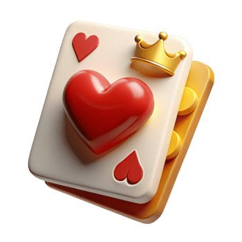 standout coastal A single playing card, the Queen of Hearts. NO BACKGROUND with Transparent Background. 4K png