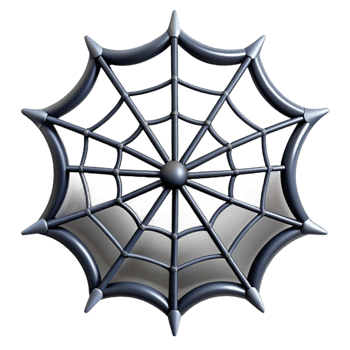 bold mesmerizing Spider web NO BACKGROUND with Transparent Background. ultra HD png