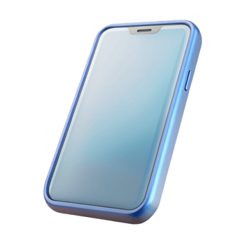 vibrant melancholic victorian A smartphone, generic and modern, NO BACKGROUND with Transparent Background. studio quality png